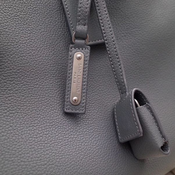 YSL original soft calfskin large sac de jour bag 464960 grey