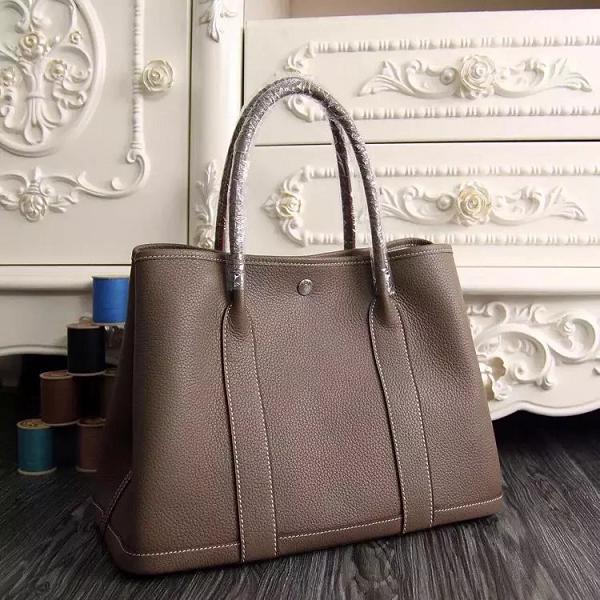 Hermes original calfskin garden party 30 bag G0030 brown