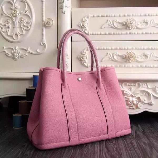 Hermes original calfskin garden party 30 bag G0030 pink