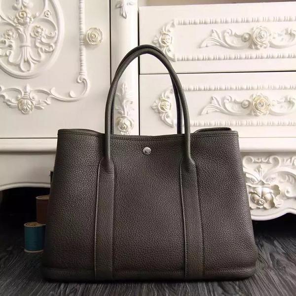 Hermes original calfskin garden party 36 bag G0360 chocalate