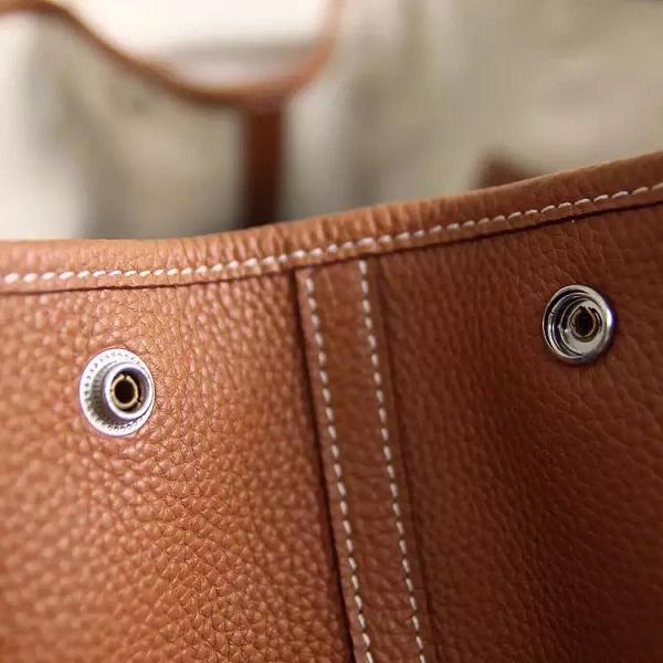 Hermes original calfskin garden party 36 bag G0360 coffee