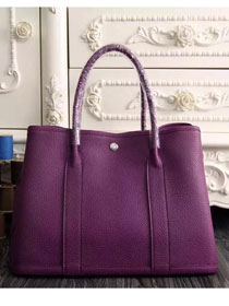 Hermes original calfskin garden party 36 bag G0360 purple