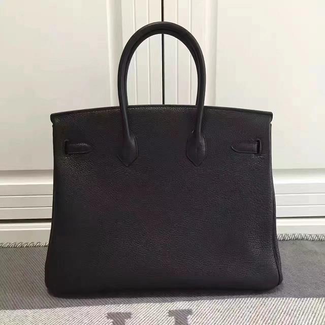 Hermes imported togo leather birkin 30 bag H0030 black