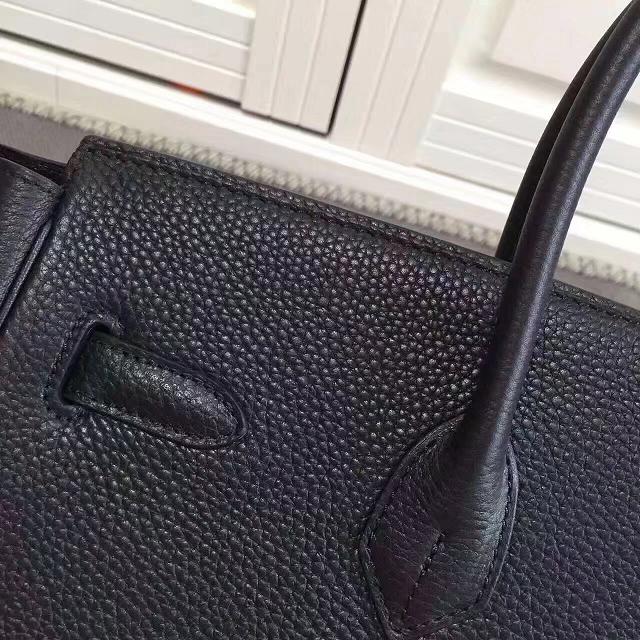 Hermes imported togo leather birkin 30 bag H0030 black