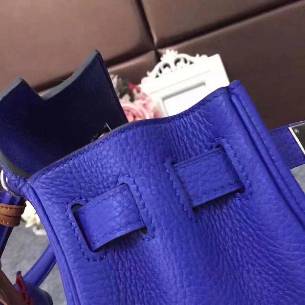 Hermes original togo leather kelly 28 bag K28 electric blue