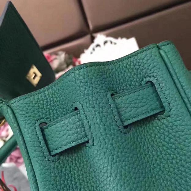 Hermes original togo leather kelly 25 bag K25  green