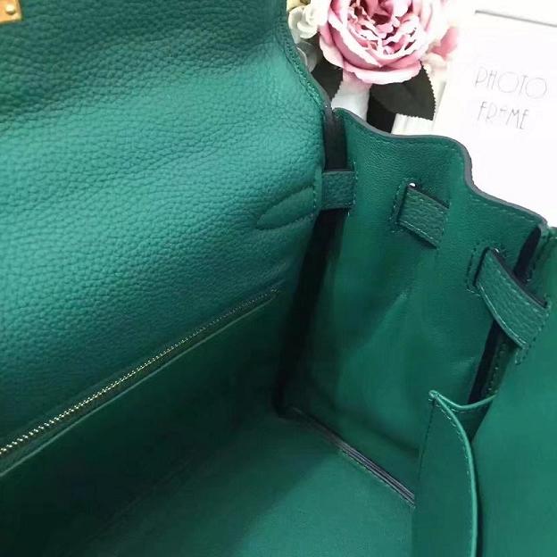 Hermes original togo leather kelly 25 bag K25  green