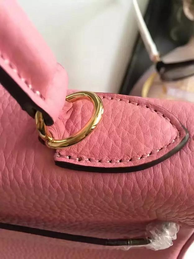 Hermes togo leather kelly 28 bag K028 pink
