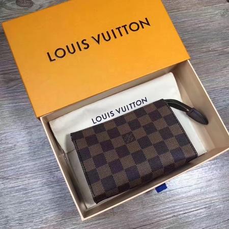 Louis Vuitton damier ebene toiletry pouch 15 M47546 brown