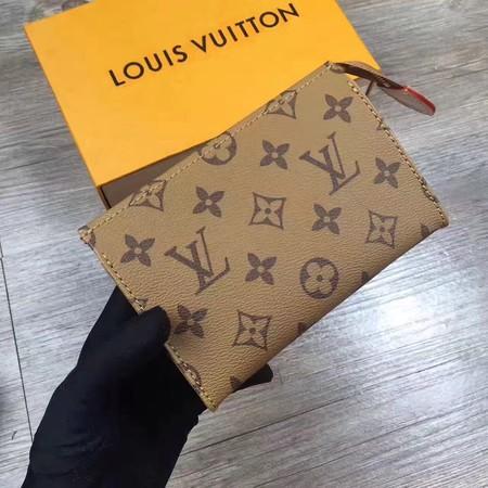 Louis Vuitton monogram reverse toiletry pouch 15 M47546 coffee