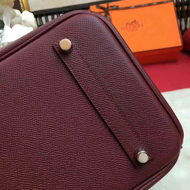 Hermes original epsom leather birkin 30 bag H30 burgundy