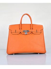 Hermes original epsom leather birkin 30 bag H30 orange