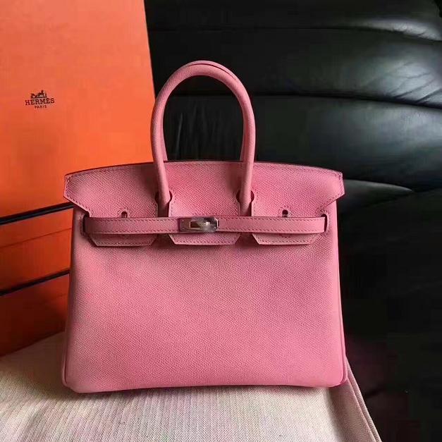 Hermes original epsom leather birkin 35 bag H35-3 pink