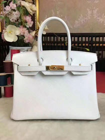 Hermes original epsom leather birkin 35 bag H35-3 white