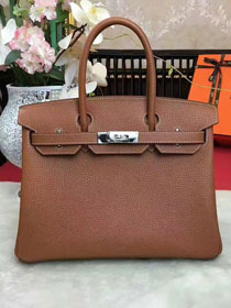 Hermes original togo leather birkin 35 bag H35-1 coffee