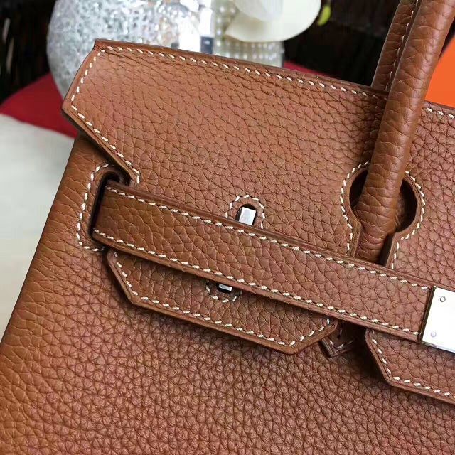 Hermes original togo leather birkin 35 bag H35-1 coffee