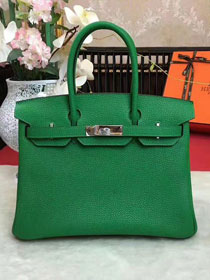 Hermes original togo leather birkin 35 bag H35-1 green