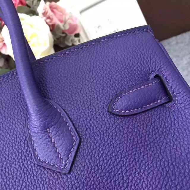 Hermes original togo leather birkin 35 bag H35-1 purple