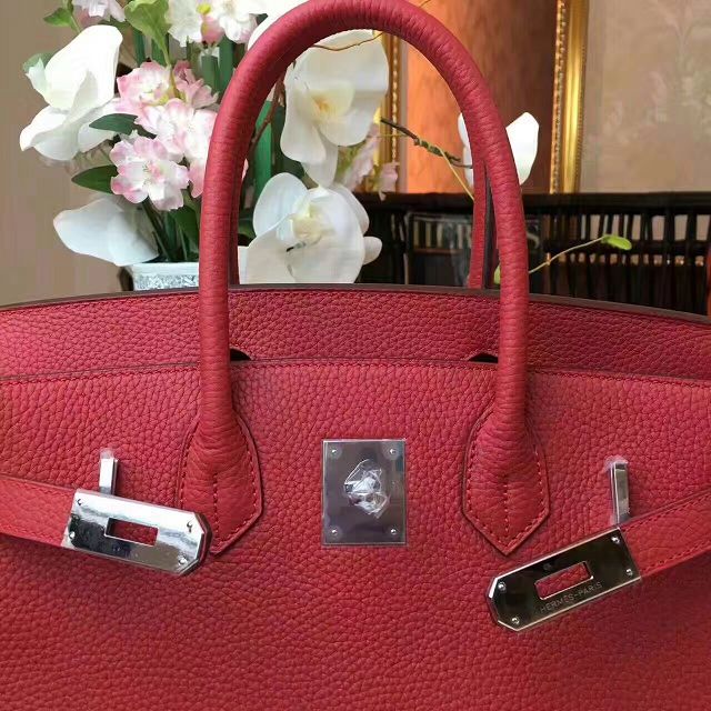 Hermes original togo leather birkin 35 bag H35-1 wine