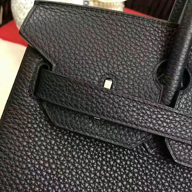 Hermes original togo leather birkin 25 bag H25-1 black
