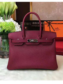 Hermes original togo leather birkin 30 bag H30-1 burgundy