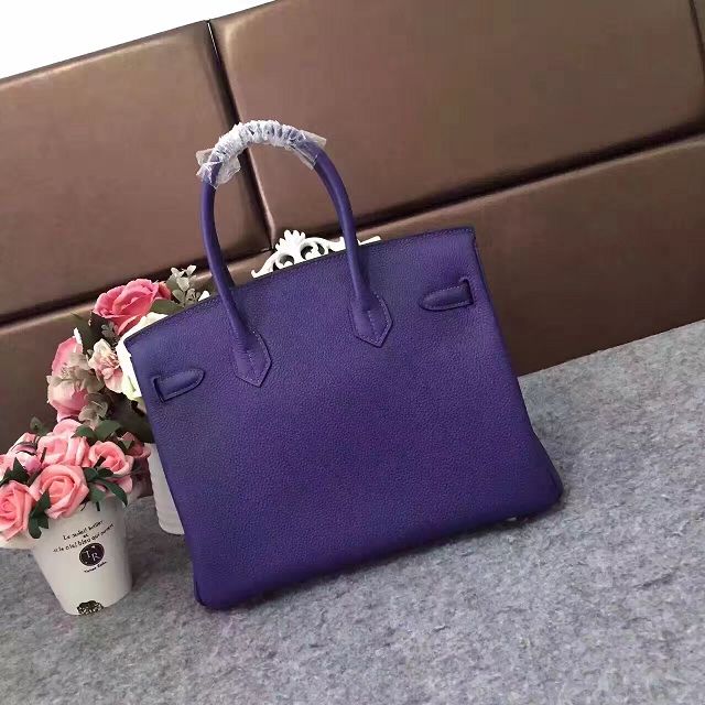 Hermes original togo leather birkin 30 bag H30-1 purple