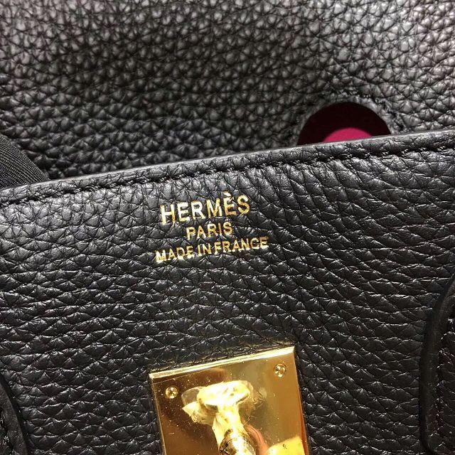 Hermes top togo leather birkin 30 bag H30-2 black