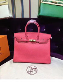 Hermes top togo leather birkin 30 bag H30-2 watermelon red