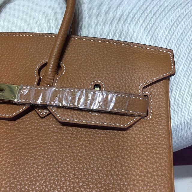 Hermes top togo leather birkin 35 bag H35-2 coffee