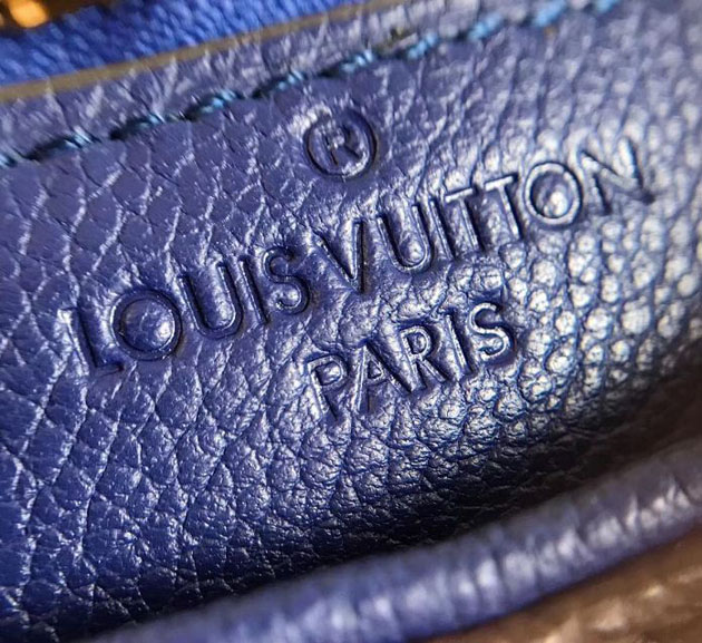 Louis Vuitton original monogram canvas pallas M44042 royal blue