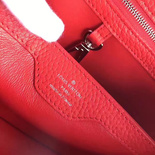 2017 Louis vuitton original taurillon leather capucines BB M54419 red