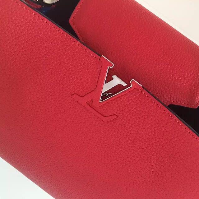 Louis vuitton original taurillon leather capucines BB M94754 red