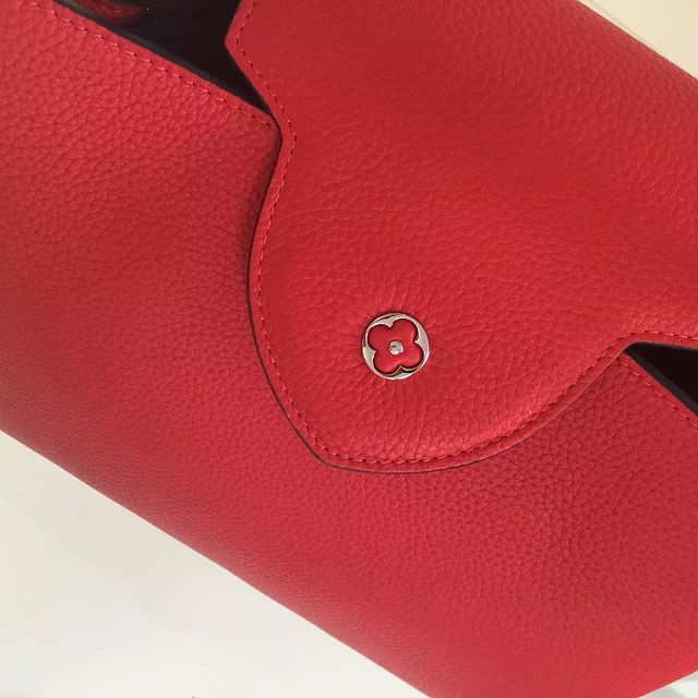 Louis vuitton original taurillon leather capucines MM M94740 red