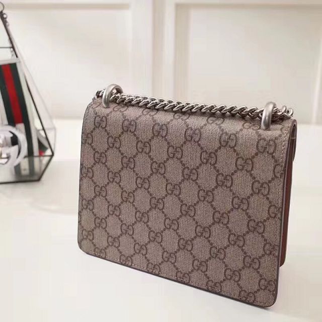 2017 GG dionysus Supreme mini bag 421970 apricot