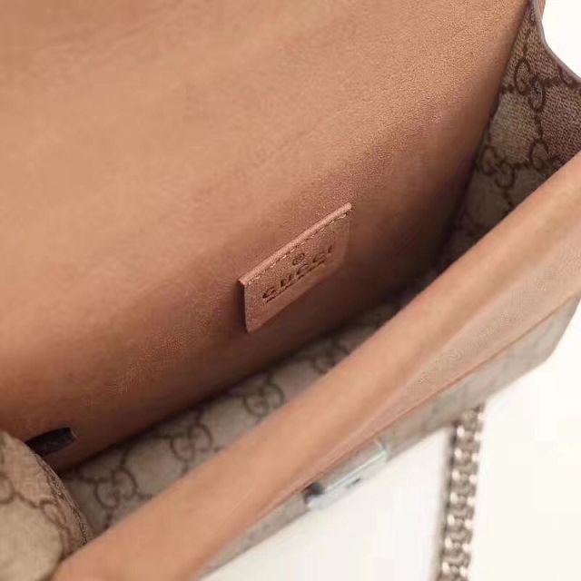 2017 GG dionysus Supreme mini bag 421970 apricot