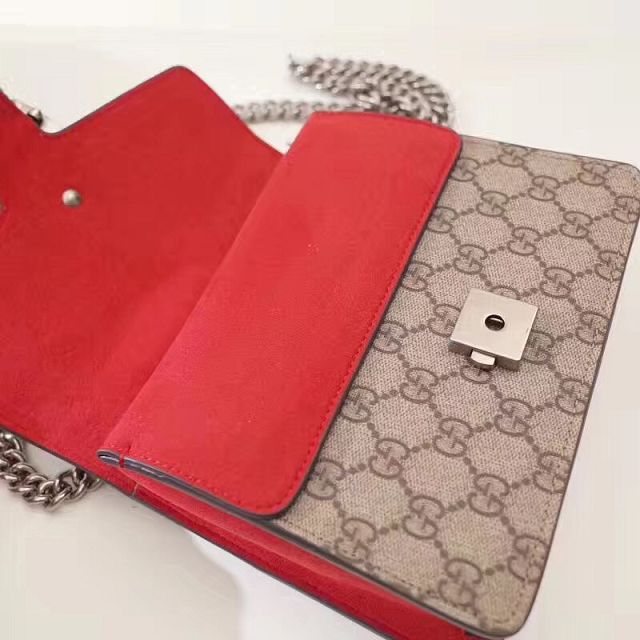 2017 GG dionysus Supreme mini bag 421970 red