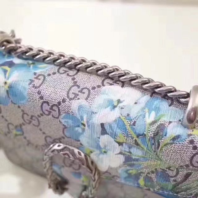 2017 GG dionysus blooms mini bag 421970 blue