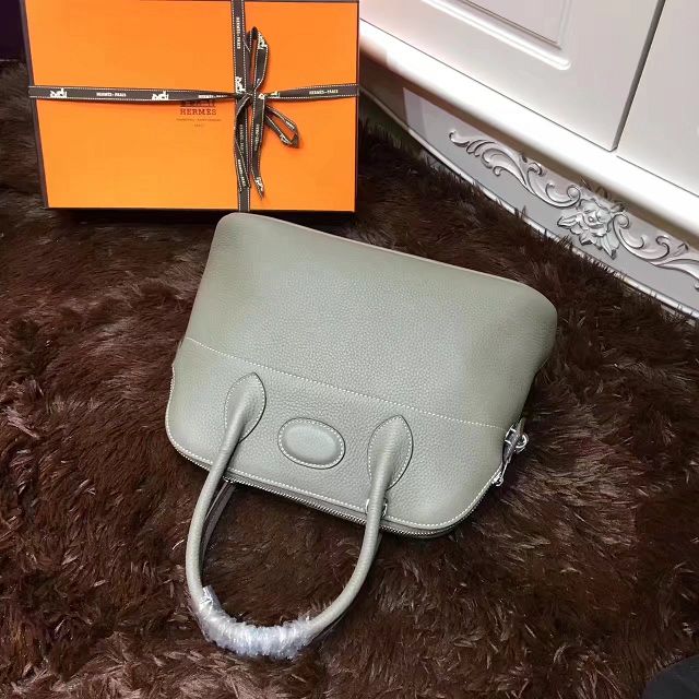 Hermes calfskin medium bolide 31 bag B31 gray