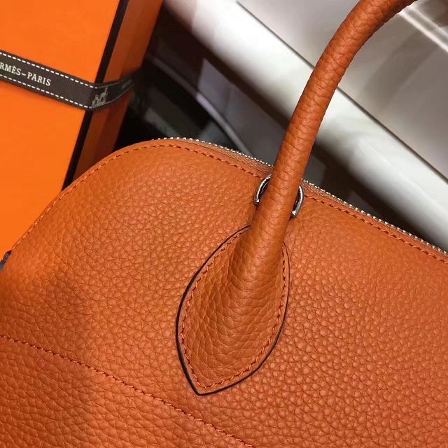 Hermes calfskin medium bolide 31 bag B31 orange