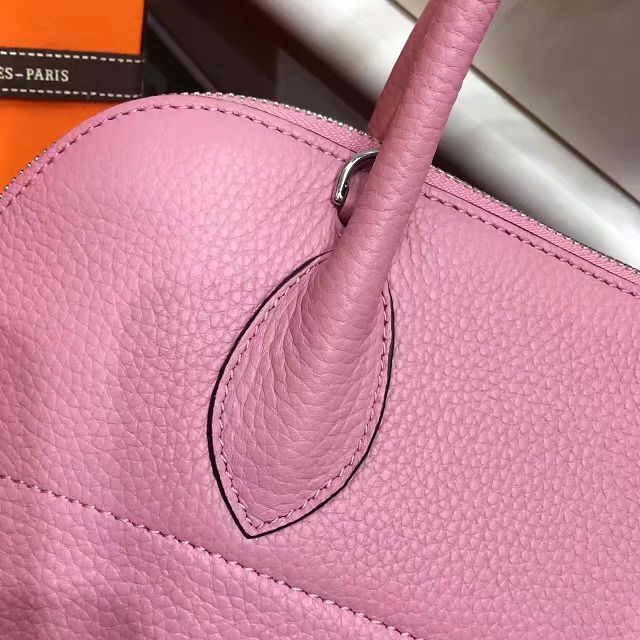 Hermes calfskin medium bolide 31 bag B31 pink