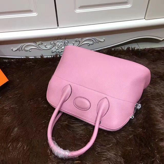 Hermes calfskin medium bolide 31 bag B31 pink