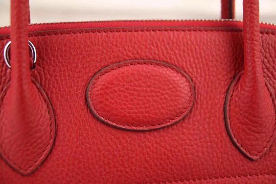 Hermes calfskin medium bolide 31 bag B31 red