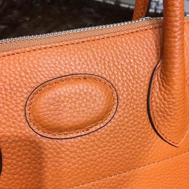 Hermes calfskin small bolide 27 bag B27 orange