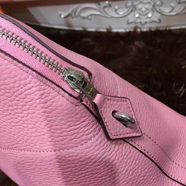 Hermes calfskin small bolide 27 bag B27 pink