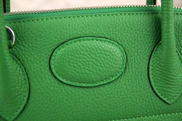 Hermes original togo leather medium bolide 31 bag B031 green
