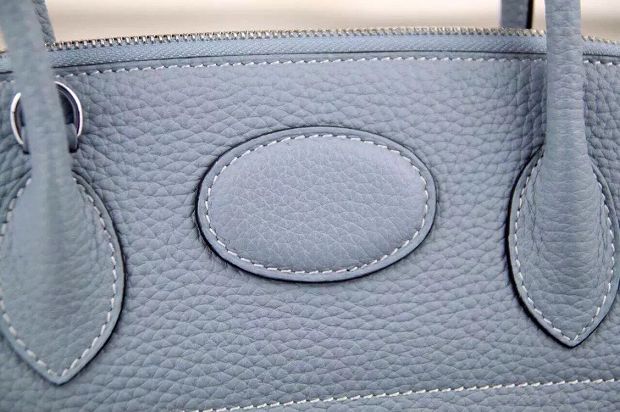 Hermes original togo leather medium bolide 31 bag B031 light blue