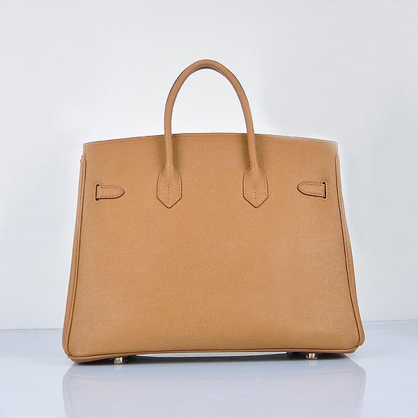 Hermes original epsom leather birkin 30 bag H30 light coffee