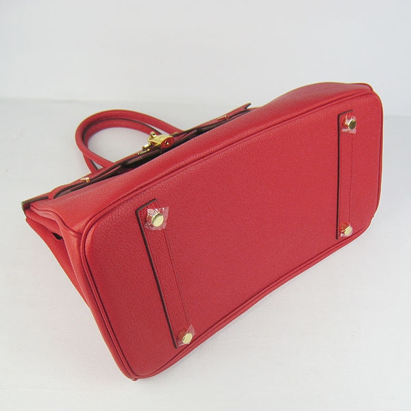 Hermes original togo leather birkin 30 bag H30-1 red