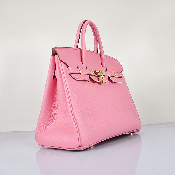 Hermes original togo leather birkin 35 bag H35-1 rose confetti