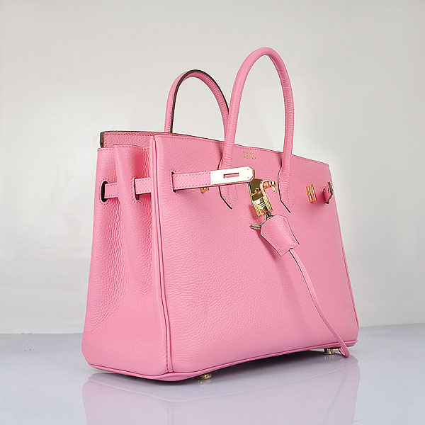 Hermes original togo leather birkin 35 bag H35-1 pink